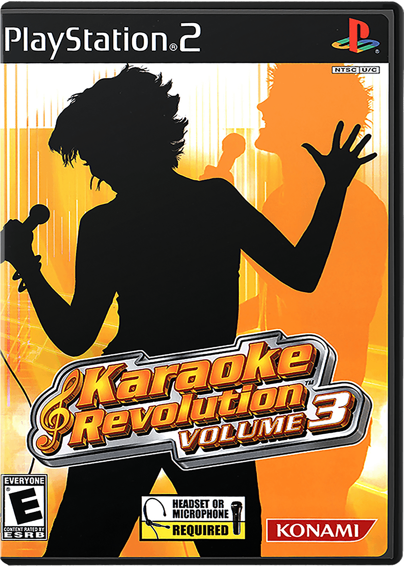 Karaoke Revolution 3 w/ Microphone box art for Playstation 2